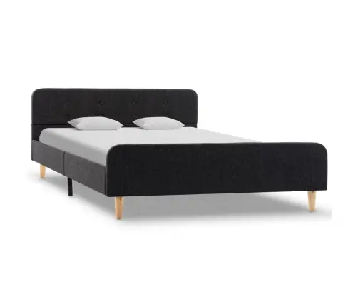 Voodiraam, Tumehallist Lõuendist, 120 X 200 Cm