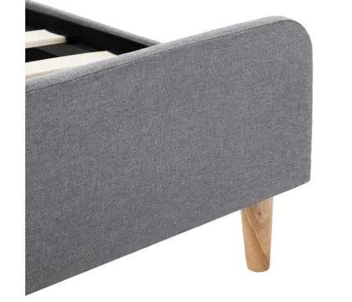 Voodiraam Helehallist Kangast 180 X 200 Cm