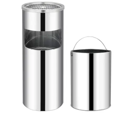 Tuhatoos-Prügikast 30 L, Roostevaba Teras