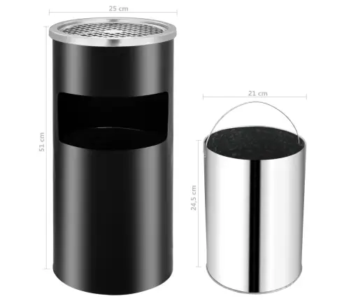 Seinale Kinnitatav Tuhatoos, Teras, 26 L, Must