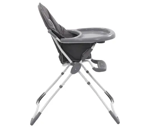 Bērnu Barošanas Krēsls, Pelēks Ar Baltu Vidaxl