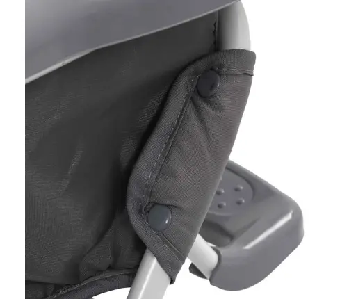 Bērnu Barošanas Krēsls, Pelēks Ar Baltu Vidaxl