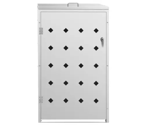 Nojume Atkritumu Konteineram, 240 L, Nerūsējošs Tērauds  Vidaxl