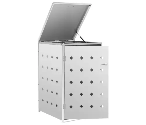 Nojume Atkritumu Konteineram, 240 L, Nerūsējošs Tērauds  Vidaxl