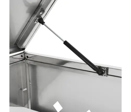 Nojume Atkritumu Konteineram, 240 L, Nerūsējošs Tērauds Vidaxl