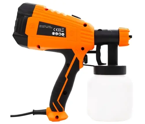 Elektriskais Krāsas Izsmidzinātājs, 3 Uzgaļi, 500 W, 800 Ml Vidaxl