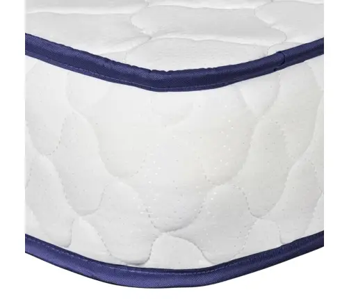 Lova Su Memory Čiužiniu, Baltos Sp., 90X200cm Dirbtinė Oda