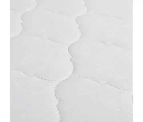 Lova Su Memory Čiužiniu, Baltos Sp., 90X200cm Dirbtinė Oda