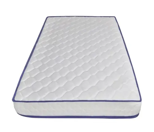 Lova Su Memory Čiužiniu, Baltos Sp., 90X200cm Dirbtinė Oda