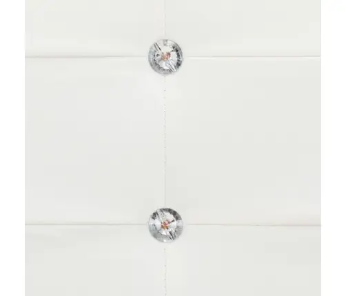 Lova Su Čiužiniu, Baltos Sp., 90X200cm Dirbtinė Oda