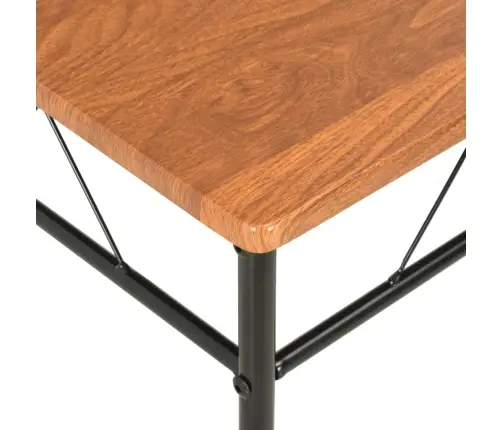 Valgomojo Kėdės, 6 Vnt., Rudos Spalvos, Mdf