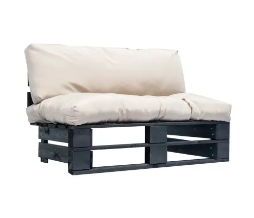 Dārza Palešu Dīvāns Ar Smilškrāsas Matračiem, Priedes Koks Vidaxl Dārza Palešu Dīvāns Ar Smilškrāsas Matračiem, Priedes Koks Vidaxl