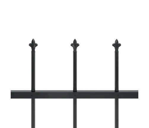 Aiapiire Odaotsaga, Terasest, 537 X 100 cm Must