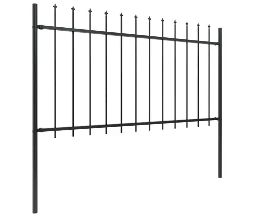 Sodo Tvora Su Iešmeliais, Plienas, 714,5X100cm Juoda