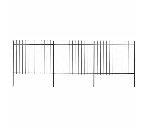 Sodo Tvora Su Iešmeliais, Plienas, 537X150cm Juoda