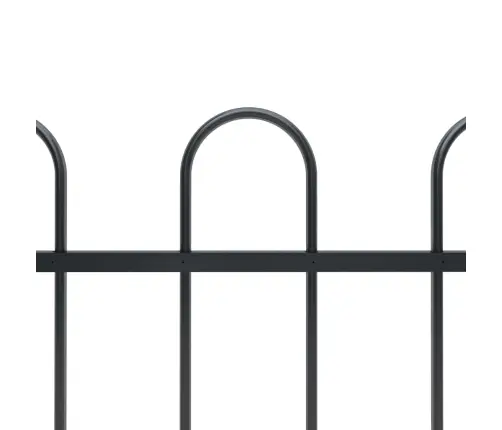 Aiapiire Rõngasotsaga, Terasest, 1603,5 X 60 cm Must