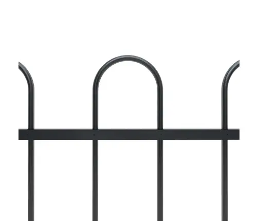 Aiapiire Rõngasotsaga, Terasest, 1426 X 100 cm Must