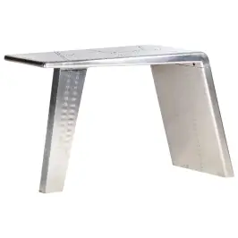 Aviator Rašomasis Stalas, Sidabrinės Sp., 112X50X76cm Metalas