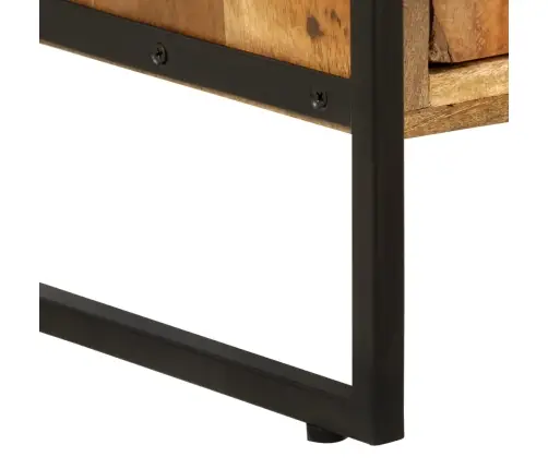 4 Riiuliga Raamaturiiul 124 X 30 X 180 Cm Taaskasutatud Puit