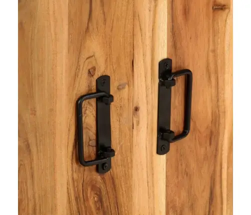 Grāmatu Skapis, 4 Līmeņi, 80X30X180 Cm, Akācijas Masīvkoks Vidaxl