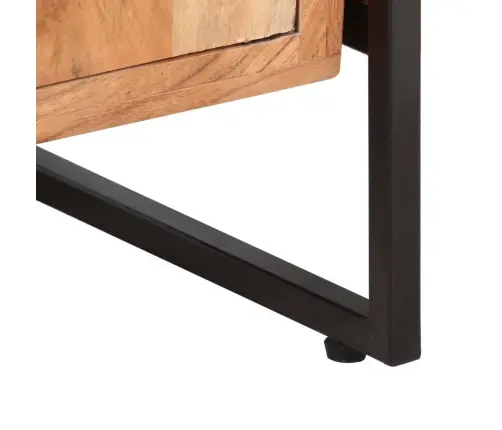 Grāmatu Skapis, 4 Līmeņi, 80X30X180 Cm, Akācijas Masīvkoks Vidaxl