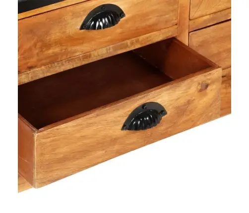 Grāmatu Skapis Ar 4 Plauktiem Un 6 Atvilktnēm, 122X36X181 Cm Vidaxl