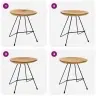 Taburetid, 2 Tk, Tiikpuu