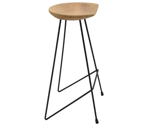 Baro Taburetės, 2Vnt., Tikmedžio Medienos Masyvas