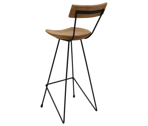 Bāra Krēsli, 2 Gab., Masīvs Tīkkoks Vidaxl