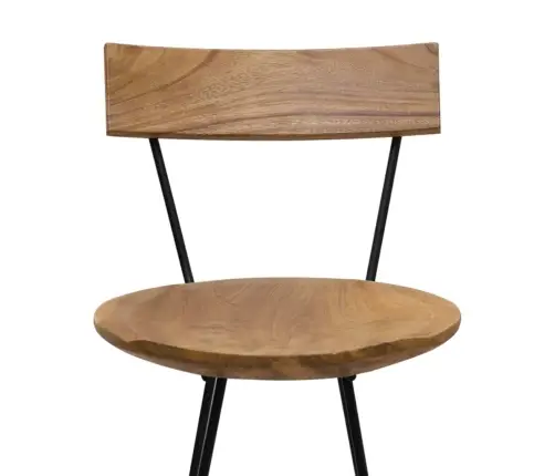 Bāra Krēsli, 2 Gab., Masīvs Tīkkoks Vidaxl