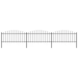 Sodo Tvora Su Iešmeliais, Plienas, 537X75cm Juoda