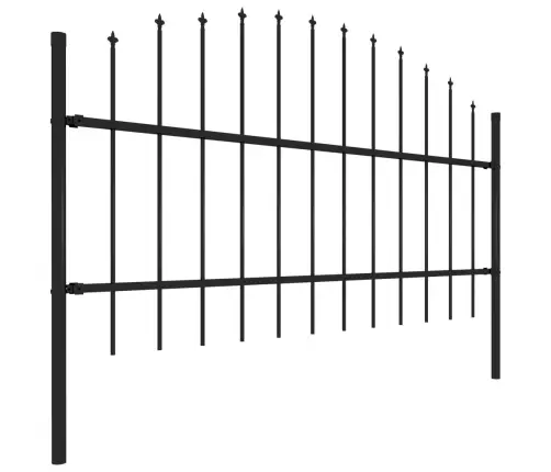 Sodo Tvora Su Iešmeliais, Plienas, 714,5X100cm Juoda