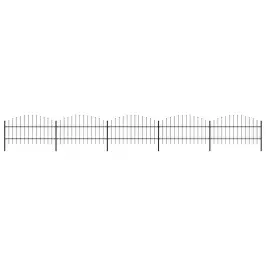 Sodo Tvora Su Iešmeliais, Plienas, 892,5X100cm Juoda