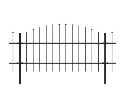 Sodo Tvora Su Iešmeliais, Plienas, 1426X100cm Juoda