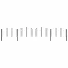 Sodo Tvora Su Iešmeliais, Plienas, 714,5X150cm Juoda