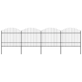 Sodo Tvora Su Iešmeliais, Plienas, 714,5X175 cm Juoda