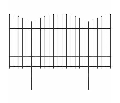 Sodo Tvora Su Iešmeliais, Plienas, 1070X175 cm Juoda