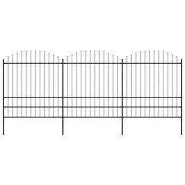 Aiapiire Odaotsaga, Terasest, 537 X 200 cm Must