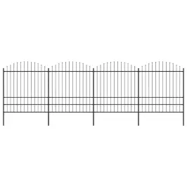 Sodo Tvora Su Iešmeliais, Plienas, 714,5X200cm Juoda