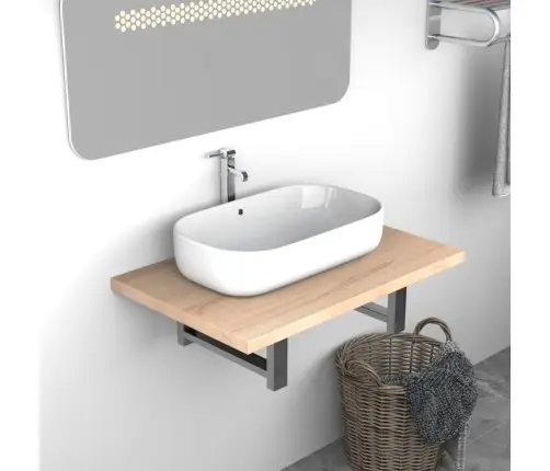 Vannitoamööbel, Tammevärvi, 60 X 40 X 16,3 Cm Vannitoamööbel, Tammevärvi, 60 X 40 X 16,3 Cm