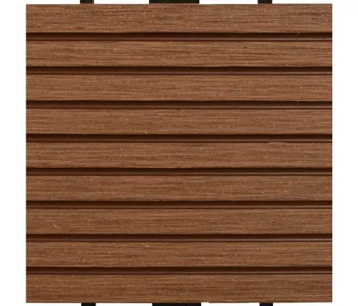 Terrassiplaadid 22 Tk, 30 X 30 cm 2 M², Wpc, Pruun