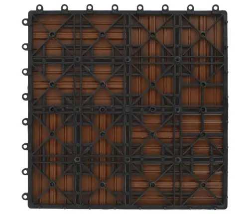 Grindų Plytelės, 22 Vnt., Rudos Sp., 30X30 cm 2M², Wpc