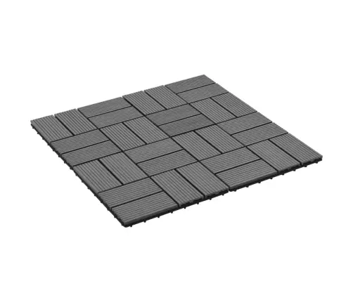 Grindų Plytelės, 22 Vnt., Pilkos Sp., 30X30 cm 2M², Wpc