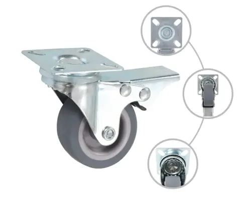 32 Tk Pöörlevad Rattad 50 Mm