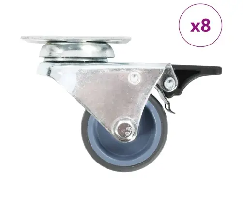 Ratukai, 8Vnt., Sukami, Dvigubi Ratukai, 50Mm