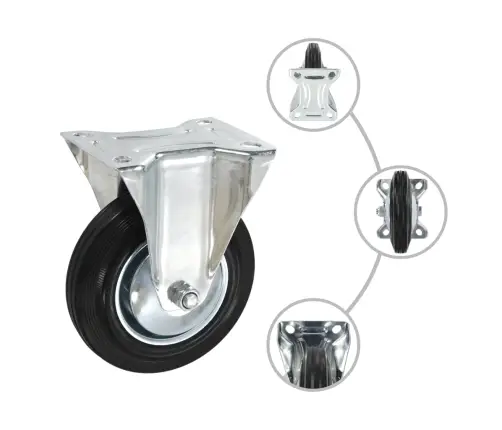 Fikseeritud Rattad, 8 Tk, 160 Mm