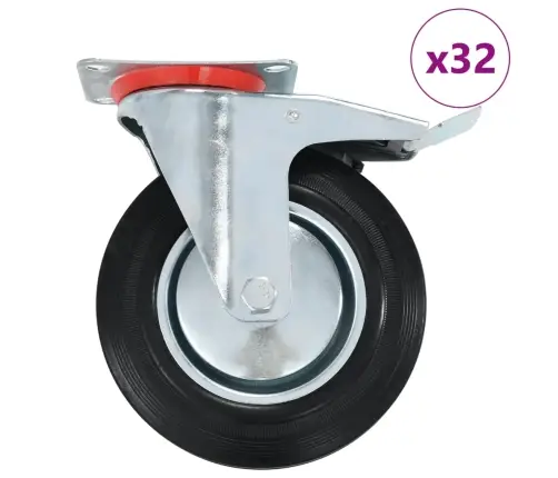 32 Tk, Pöörlevad Rattad 200 Mm