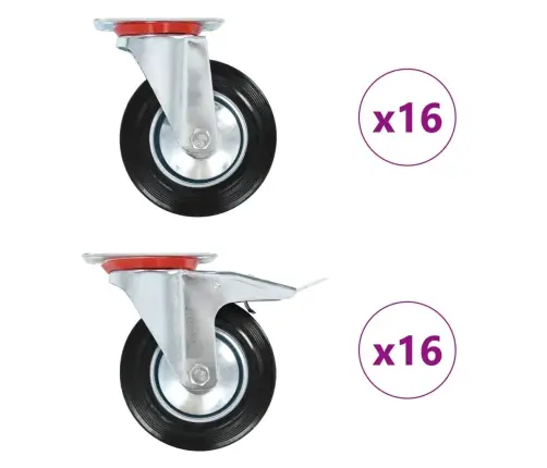 Pöörlevad Rattad, 32 Tk, 160 Mm