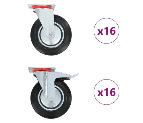 Grozāmi Ritenīši, 32 Gab., 200 Mm Vidaxl