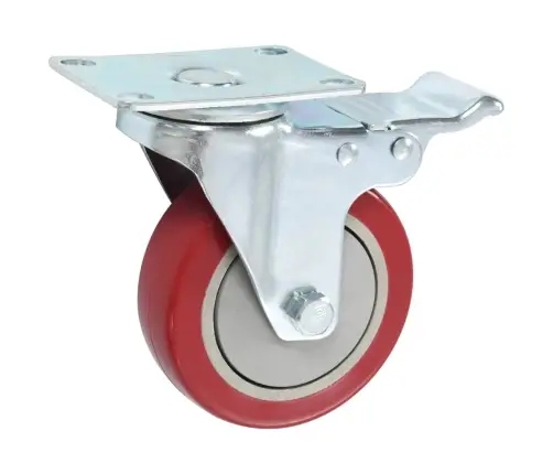 8 Tk Pöörlevad Rattad 100 Mm